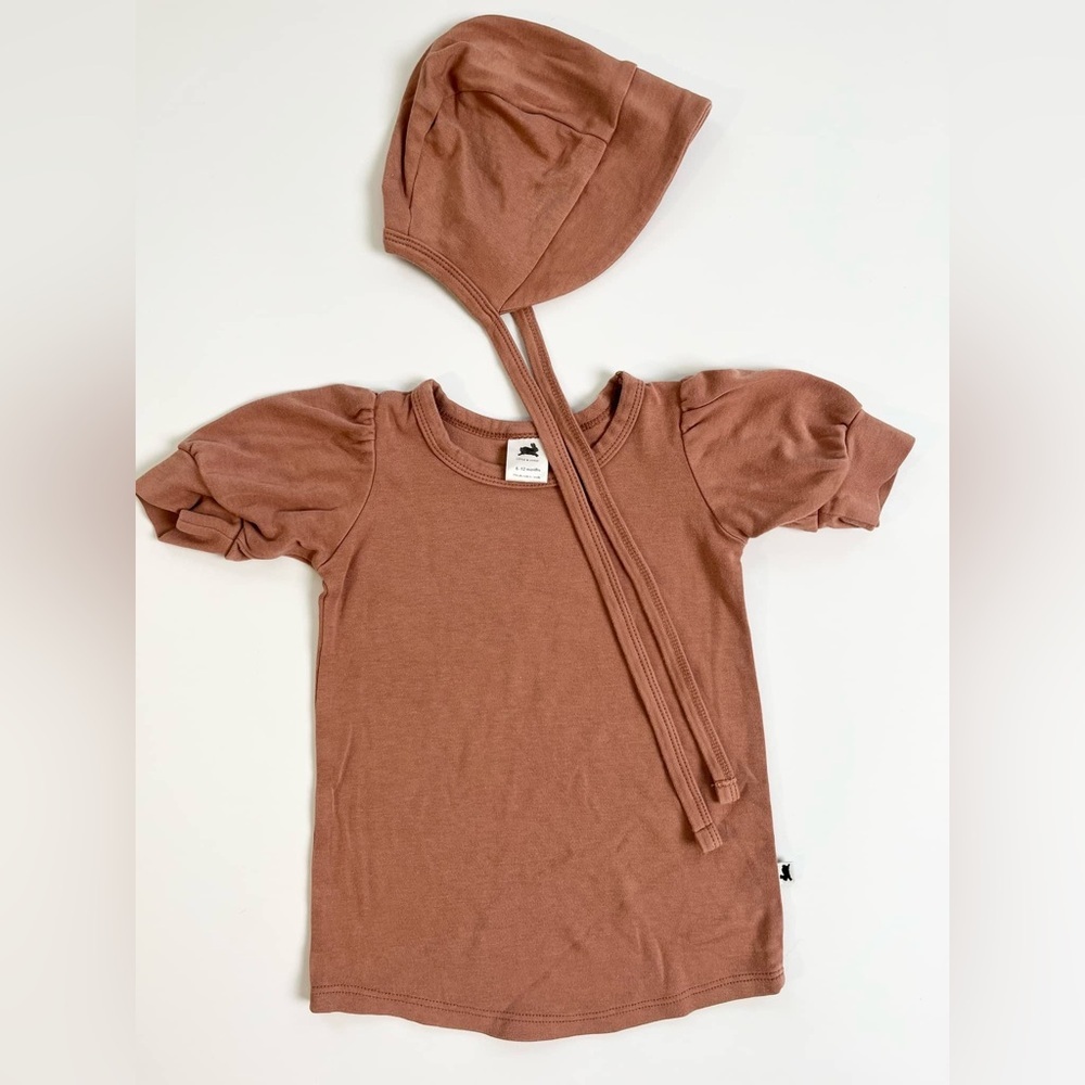 Little & Lively Bamboo Kids Matching Set in Dusty Pink